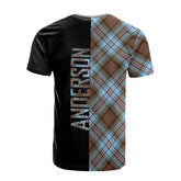 Anderson Ancient Tartan T-Shirt Half of Me - Cross Style